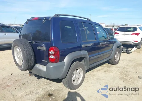 2006 Jeep Liberty Sport из США, поврежденный, VIN 1J4GL48K06W176596